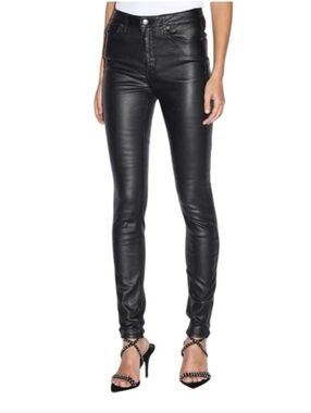 Ksubi Hi 'n' Wasted Xtra Jet Black Wax Coated Skinny Jeans